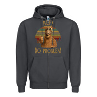 Smoke alf alien no problem vintage Zipper Hoodie - lanVoArt
