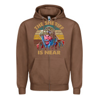 Chestnut the sheriff is near blazing art saddles do it vintage gift for fans Zipper Hoodie - lanVoArt