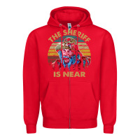 Red the sheriff is near blazing art saddles do it vintage gift for fans Zipper Hoodie - lanVoArt