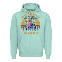 Seafoam the sheriff is near blazing art saddles do it vintage gift for fans Zipper Hoodie - lanVoArt
