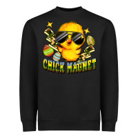 Black chick magnet Heavyweight Sweatshirt - FaDigitalArtStudio