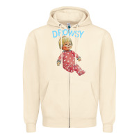 Sandshell drowsy doll Zipper Hoodie - lanVoArt