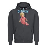 Smoke drowsy doll Zipper Hoodie - lanVoArt