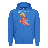 True Royal drowsy doll Zipper Hoodie - lanVoArt