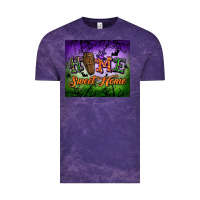 Cloud Purple Home sweet home Vintage Tee - NancyCooperArtShop
