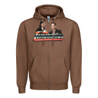 Chestnut los temerarios Zipper Hoodie - lanVoArt