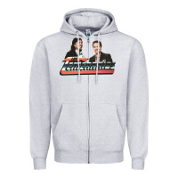 Heather Grey los temerarios Zipper Hoodie - lanVoArt