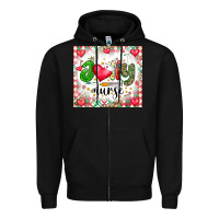 Black Joly Nurse Zipper Hoodie - CowhideDigitalArt