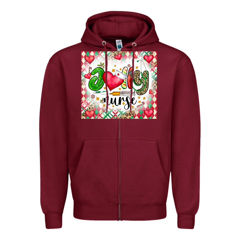 Joly Nurse Zipper Hoodie by CowhideDigitalArt | Teevron