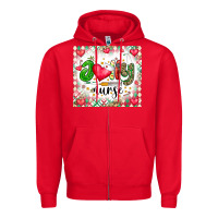 Red Joly Nurse Zipper Hoodie - CowhideDigitalArt