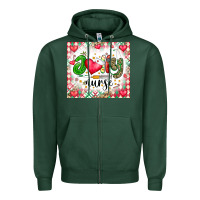 Sports Green Joly Nurse Zipper Hoodie - CowhideDigitalArt