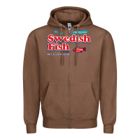Chestnut swedish fish Zipper Hoodie - lanVoArt