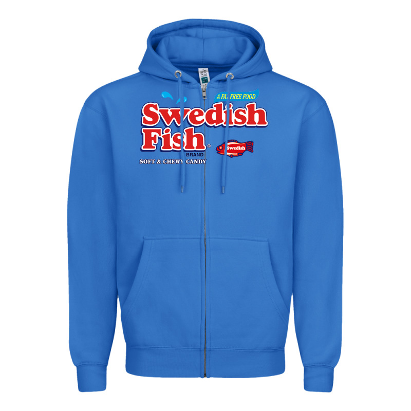Swedish Fish Zipper Hoodie by lanVoArt | Teevron