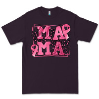 Plum Breast Cancer Awareness mama Premium Tee - LillyAllenDesigns
