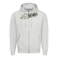 Dove Grey tums. 1940s remedy! Zipper Hoodie - lanVoArt