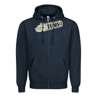 Navy tums. 1940s remedy! Zipper Hoodie - lanVoArt