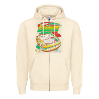 Sandshell terry labonte corn flakes 5 Zipper Hoodie - lanVoArt