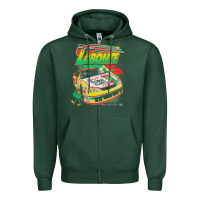 Sports Green terry labonte corn flakes 5 Zipper Hoodie - lanVoArt