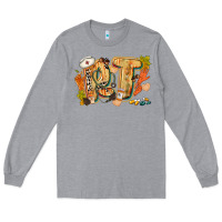 Heather Grey fall rt Long Sleeve Tee - CowGirlArtShop