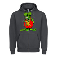 Smoke ratfink Zipper Hoodie - lanVoArt