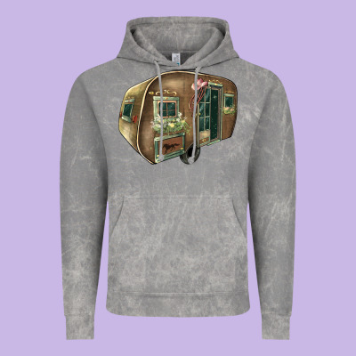Caravan Vintage Hoodie Designed By Howdyjamesfarm