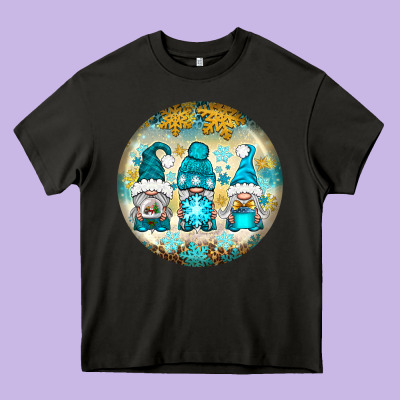 Winter Gnomies Ornament Heavy Core Tee Designed By Bundleandbundleshop