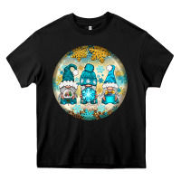 Black Winter Gnomies Ornament Heavy Core Tee - BundleAndBundleShop