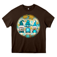 Chocolate Brown Winter Gnomies Ornament Heavy Core Tee - BundleAndBundleShop