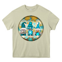 Mossy Winter Gnomies Ornament Heavy Core Tee - BundleAndBundleShop