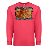 Cardinal chicken western Premium Sweatshirt - RacoonDesign
