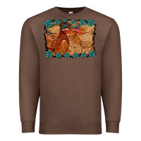 Chestnut chicken western Premium Sweatshirt - RacoonDesign