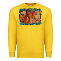 Lemon chicken western Premium Sweatshirt - RacoonDesign