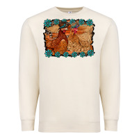 Sandshell chicken western Premium Sweatshirt - RacoonDesign