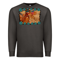 Smoke chicken western Premium Sweatshirt - RacoonDesign