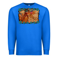 True Royal chicken western Premium Sweatshirt - RacoonDesign