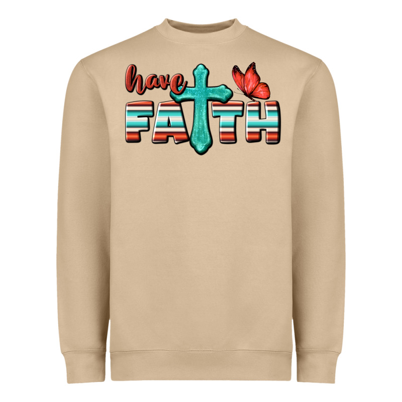 Have Faith Heavyweight Sweatshirt by BundleAndBundleShop | Teevron
