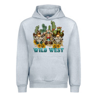 Heather Grey wild west western gnome Urban Hoodie - BarkalooDesign