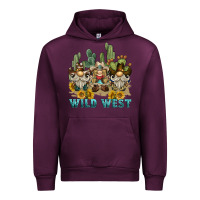 Mauve Wine wild west western gnome Urban Hoodie - BarkalooDesign
