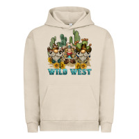 Pigment French Oak wild west western gnome Urban Hoodie - BarkalooDesign