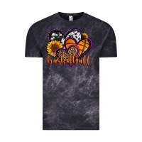 Cloud Black basketball hearts Vintage Tee - Jasminsmagicworld