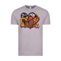Vintage Zinc basketball hearts Vintage Tee - Jasminsmagicworld