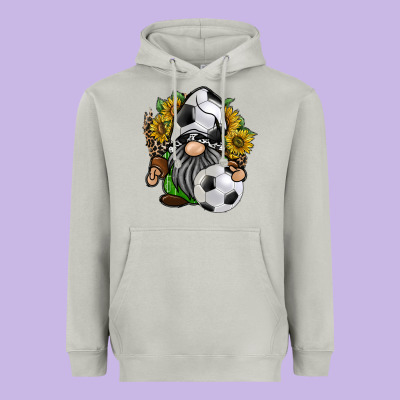 Soccer Gnome Heavyweight Hoodie Designed By Racoondesign
