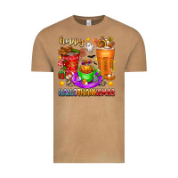 Vintage Camel Happy Hallothanksmas coffee cups Vintage Tee - texasbilliewilder