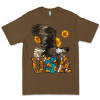 Cacao Western Usa Eagle 4th of July Premium Tee - LillyAllenDesigns
