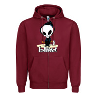 Burgundy Blind Skateboards TShirts Gift For Fans Zipper Hoodie - lanVoArt