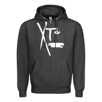 Charcoal Heather xtc classic  gift Zipper Hoodie - lanVoArt
