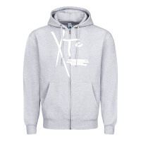 Heather Grey xtc classic  gift Zipper Hoodie - lanVoArt