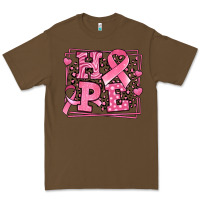 Cacao Western Hope Breast Cancer Awareness Ribbon Premium Tee - LillyAllenDesigns