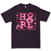 Plum Western Hope Breast Cancer Awareness Ribbon Premium Tee - LillyAllenDesigns