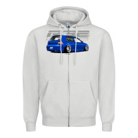 Dove Grey r32 Zipper Hoodie - lanVoArt